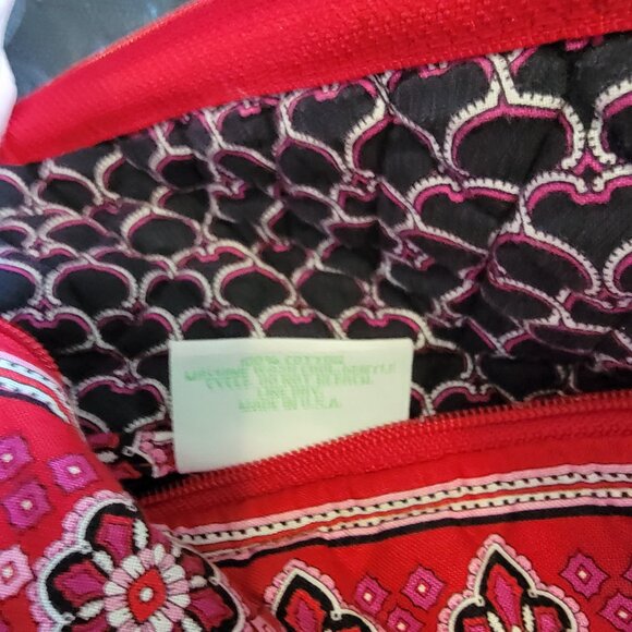 Vera Bradley Frankly Scarlet Red Paisley Tote bag, Shoulder bag, Used, 15"x10" - Picture 7 of 7
